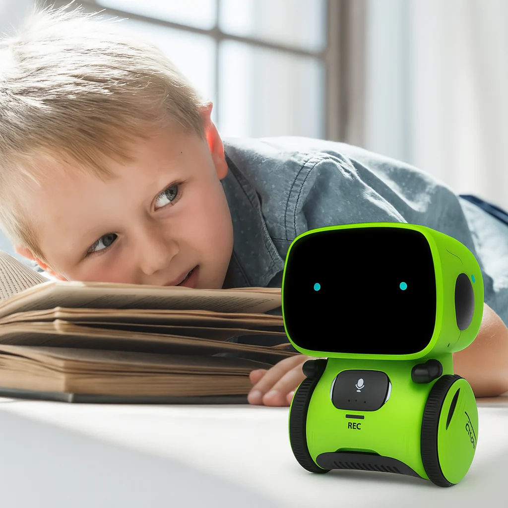 Interaktiver sprechender Roboter für Kinder – Intelligentes Lernspielzeug mit Stimme, Liedern und Spielen - Image 2