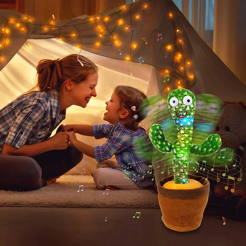 Interaktives, sprechendes Kaktus-Plüschtier für Kinder – Tanzendes, weiches Plüschtier für Zuhause und als Geschenk - Image 5