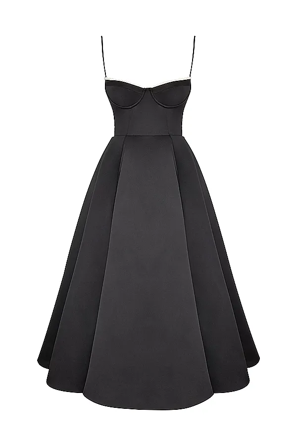 Isabella – Elegantes trägerbetontes Damen Midikleid - Image 14