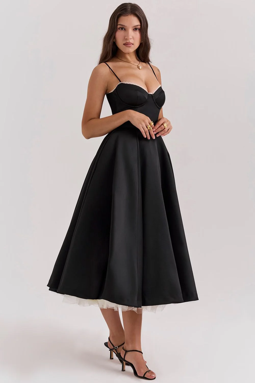 Isabella – Elegantes trägerbetontes Damen Midikleid - Image 5