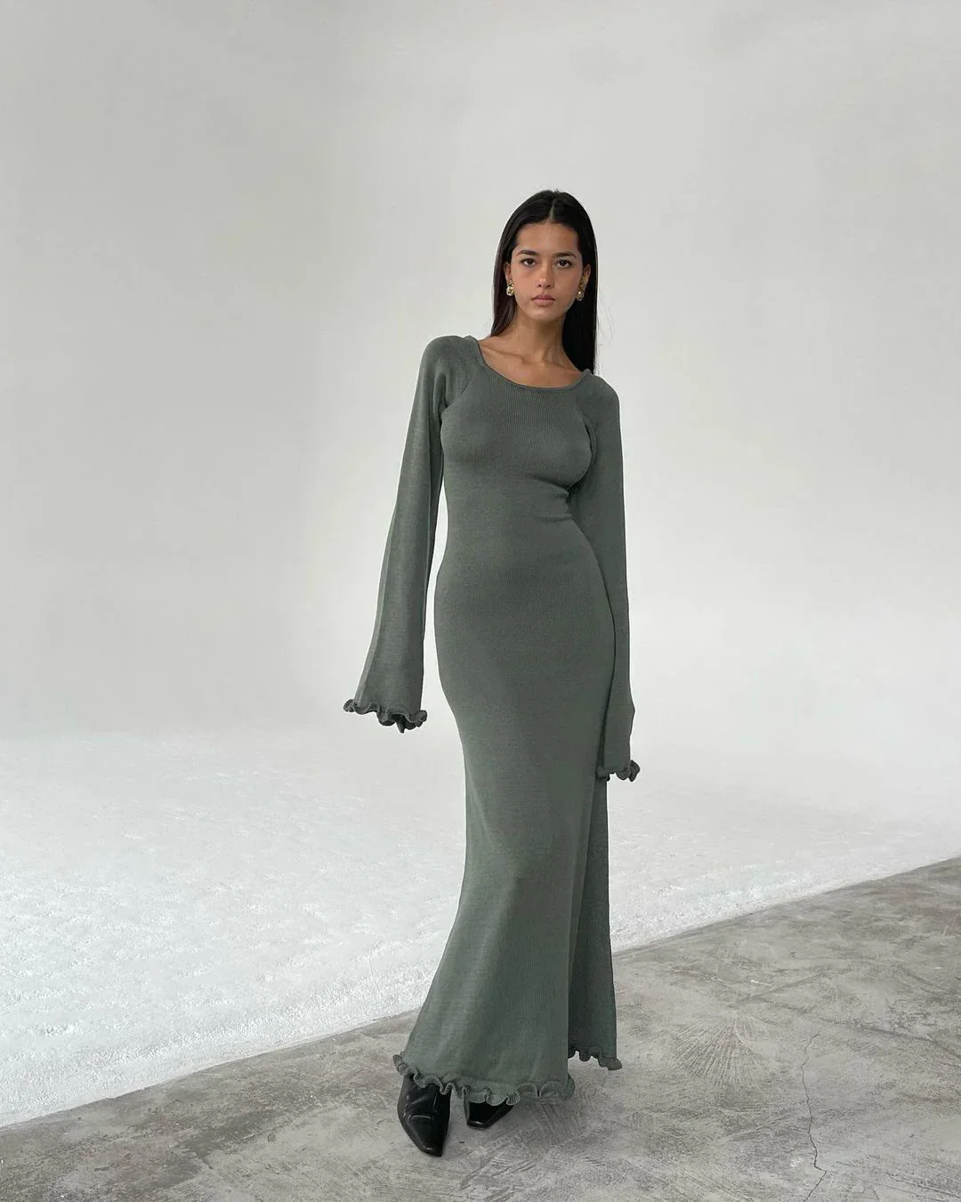 Isabella | Strick-Maxikleid - Image 4