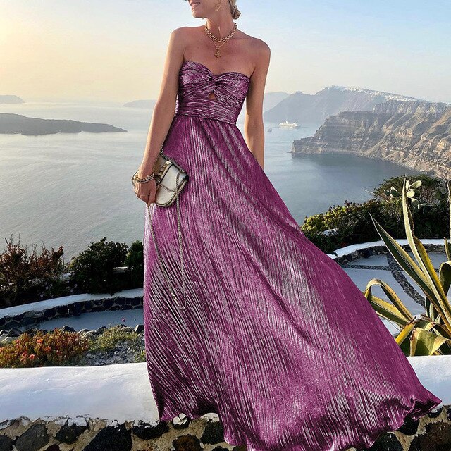 Isabella – Trägerloses Damen-Maxikleid - Image 5
