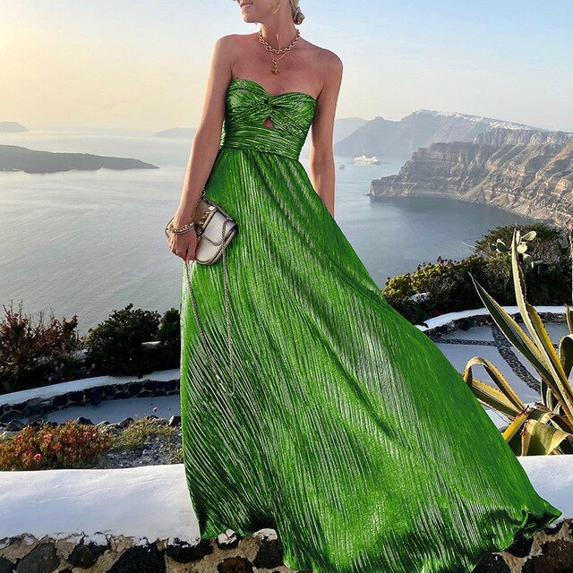 Isabella – Trägerloses Damen-Maxikleid - Image 6