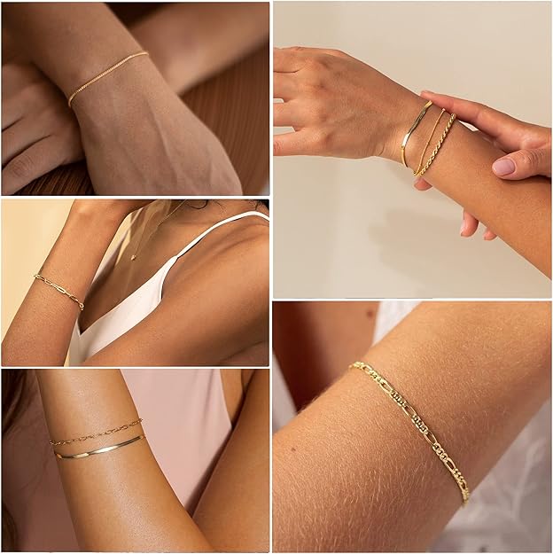 Isabella Vernetta Gold Bracelet Set - Image 4