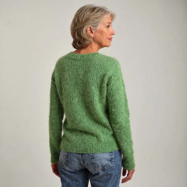 Isabellaa - Handge Fertigt Woll Pullover - Image 2