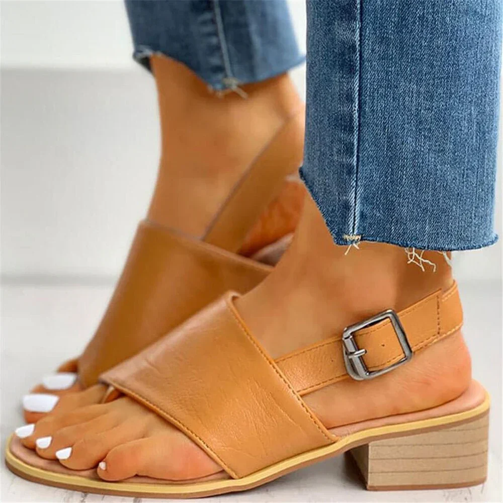 Isabelline – Minimalistische Slingback-Sandalen mit Blockabsatz - Image 3