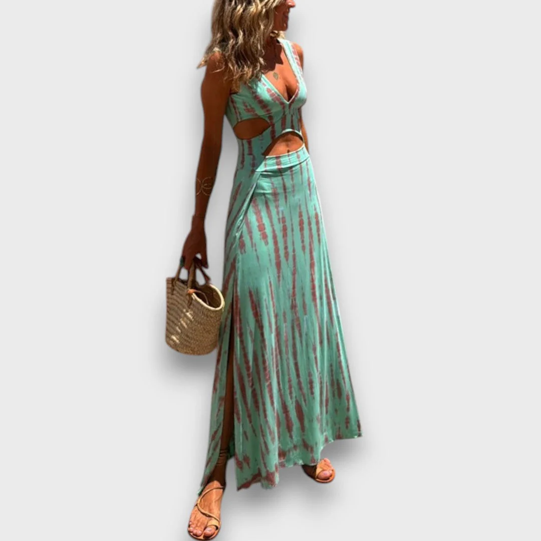 Iselda – Maxi Sommerkleid mit Cut-Out-Design - Image 2