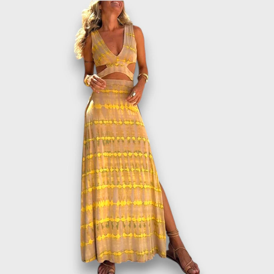 Iselda – Maxi Sommerkleid mit Cut-Out-Design - Image 4