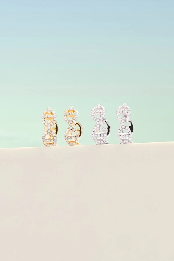Isla Marina Gold Earrings - Image 4