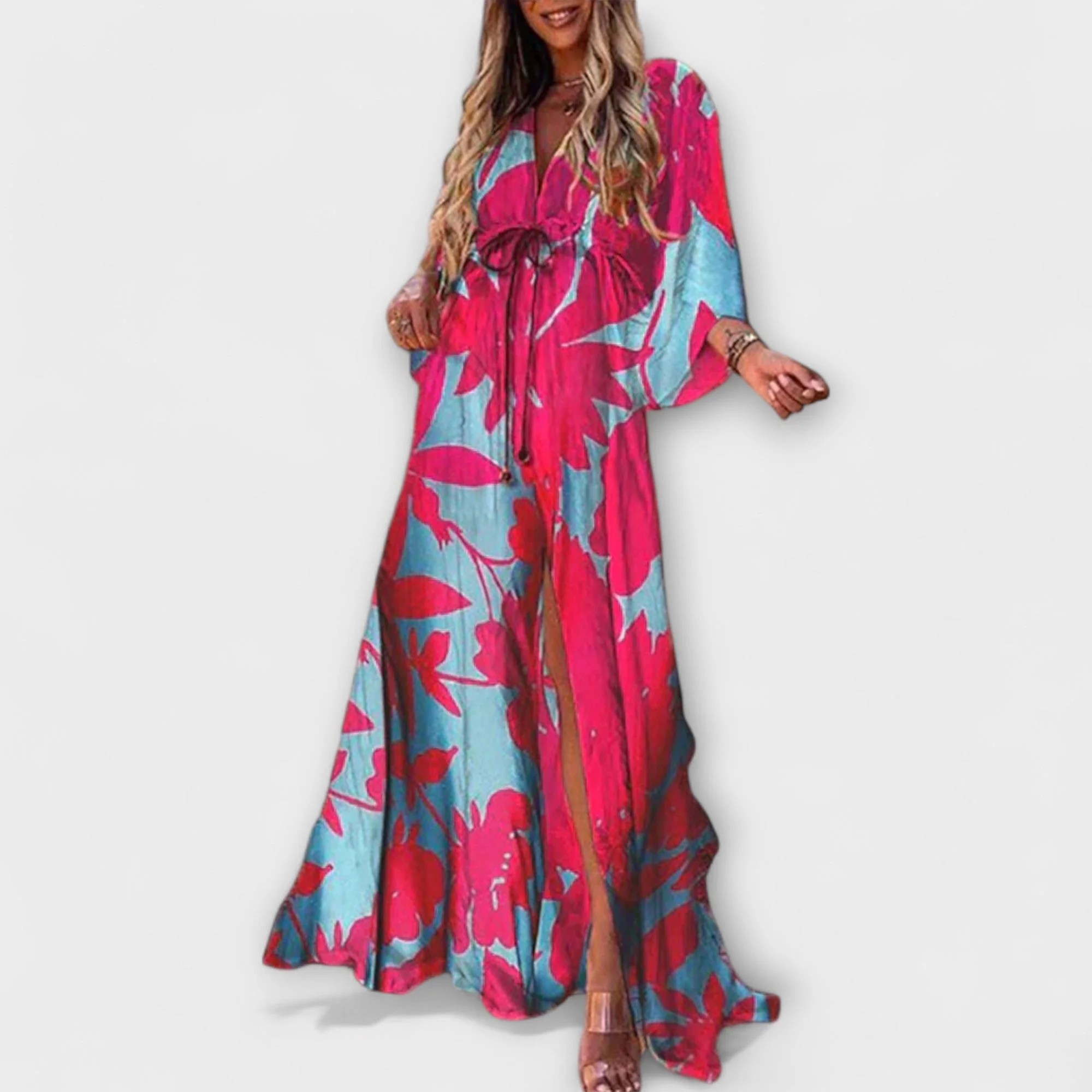 Isla - Stilvolles Buntes Kleid - Image 3