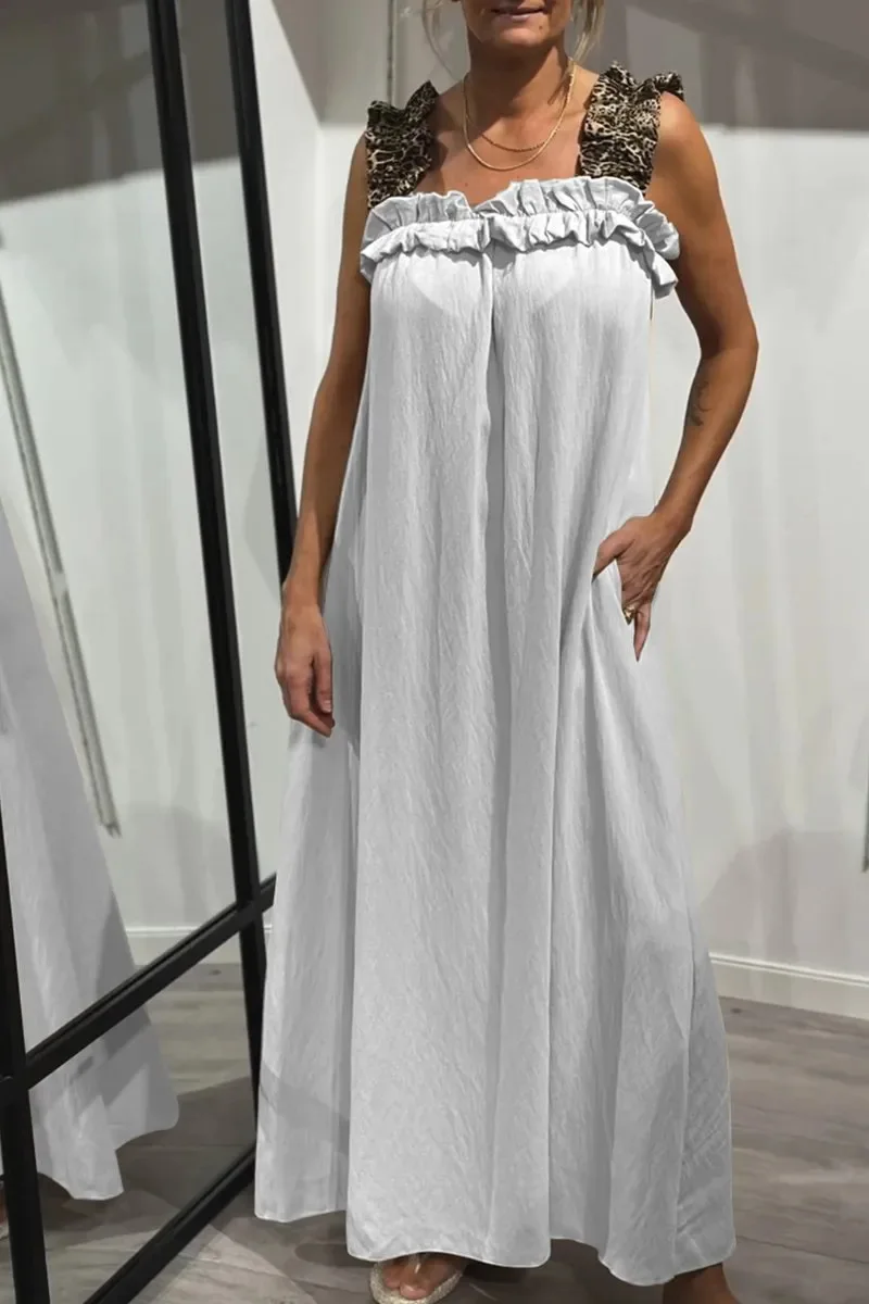 Ismara | Ruffled Strap Maxi Dress - Image 4