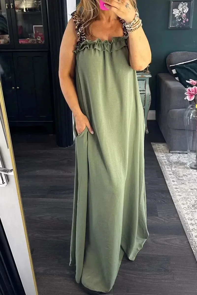 Ismara | Ruffled Strap Maxi Dress - Image 7