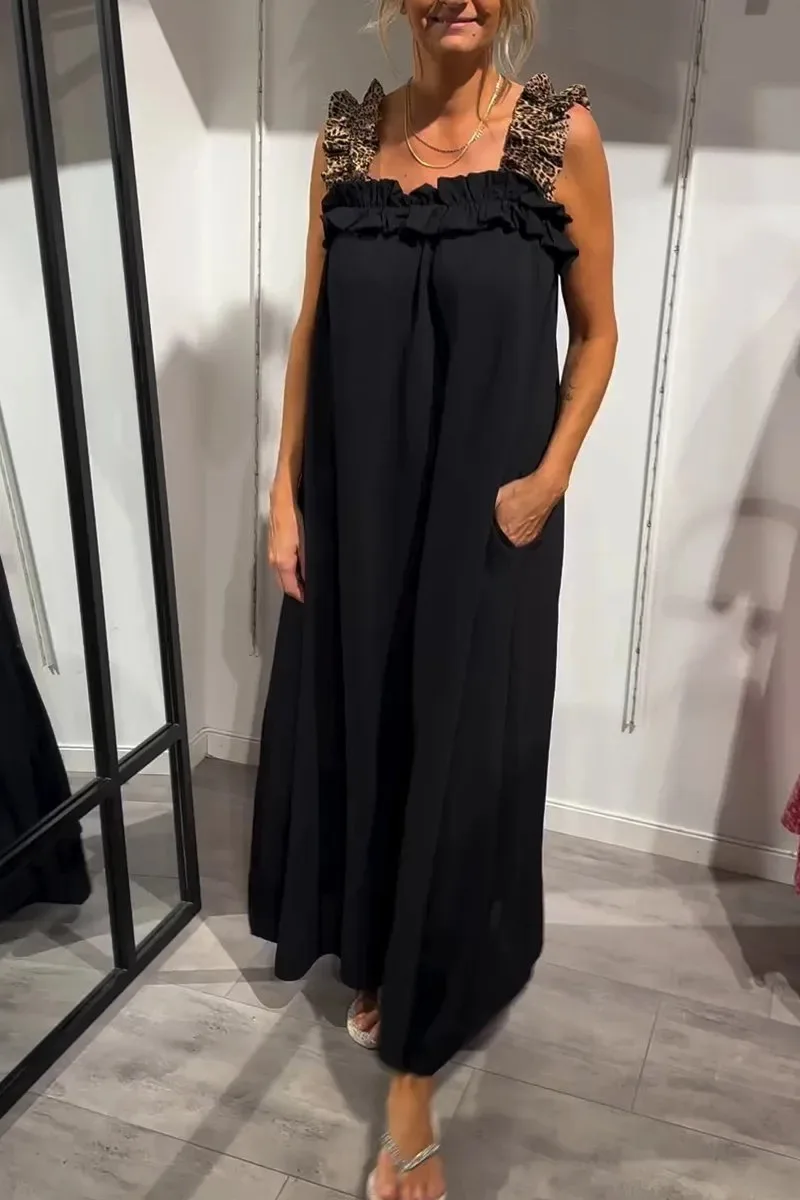 Ismara | Ruffled Strap Maxi Dress - Image 8