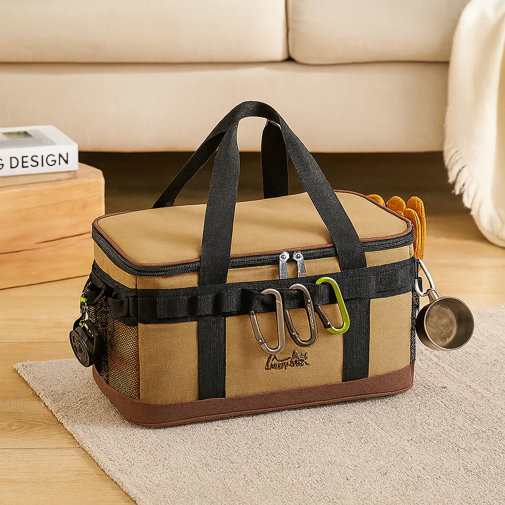 Isolierte Kühltasche mit großem Fassungsvermögen – Tragbarer Wärmespeicher für Camping und Wandern - Image 2