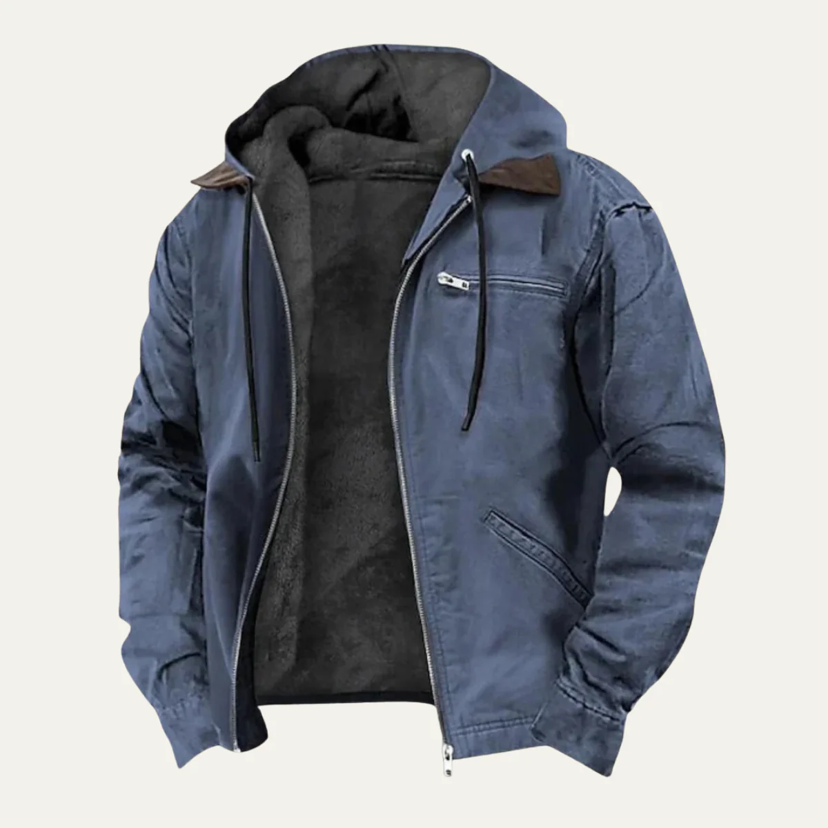 Iván – Gefütterte Herren Übergangsjacke mit Kapuze - Image 11