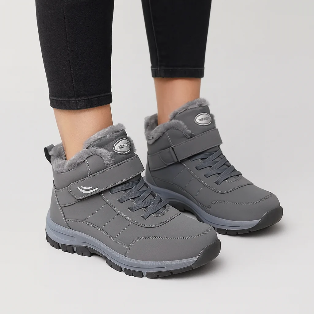 Ivy | Plüschgefütterte Winter-High-Top-Schneesneaker für Damen - Image 3
