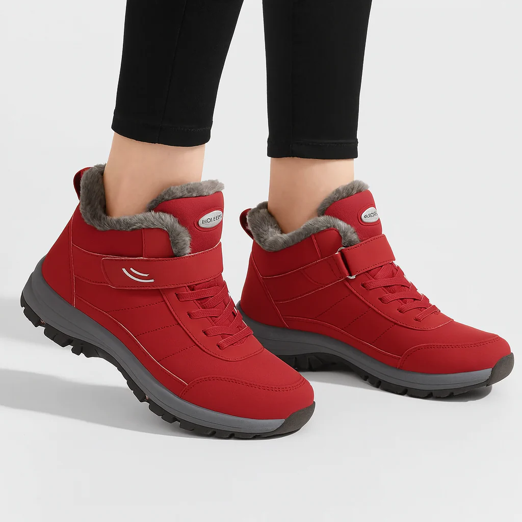 Ivy | Plüschgefütterte Winter-High-Top-Schneesneaker für Damen - Image 4