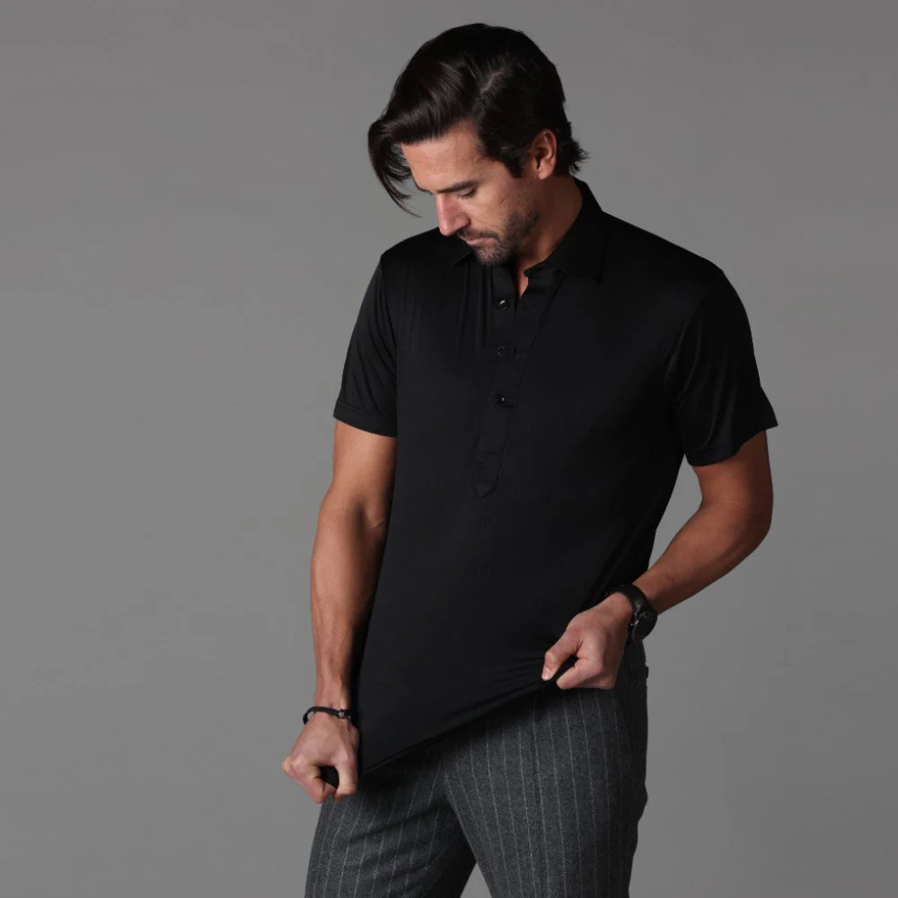 Jack | Saubere Leistung Dehnbar Slim Fit Kurzarm-Poloshirt - Image 5