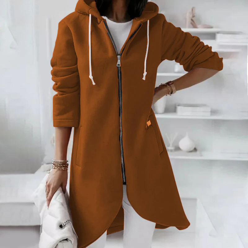 Jacke mit Reißverschluss und Kapuze für Damen - Image 5