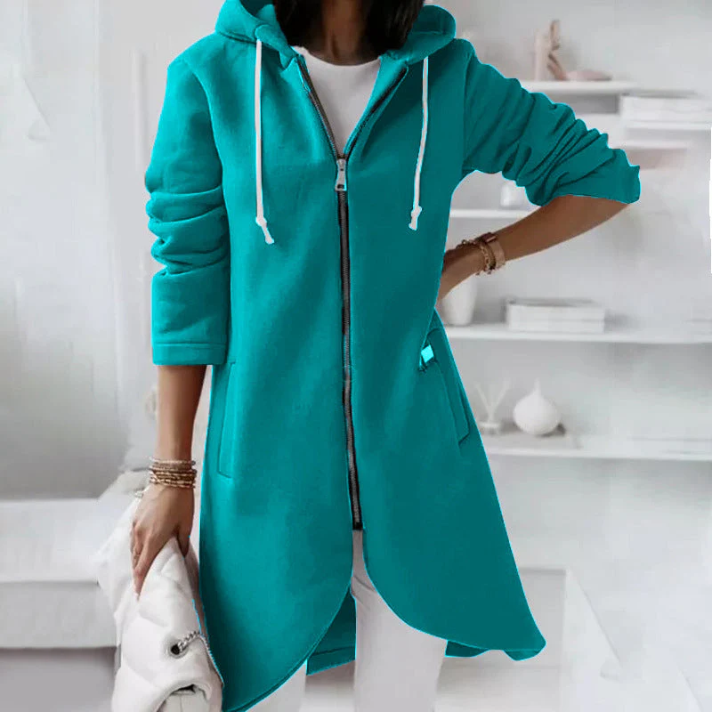Jacke mit Reißverschluss und Kapuze für Damen - Image 6