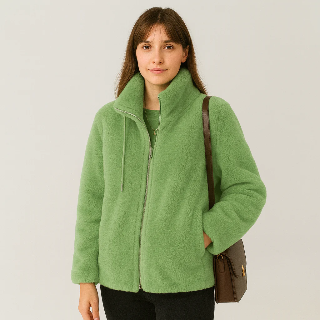 Jackie | Kuschelige, übergroße Teddy-Langjacke - Image 3