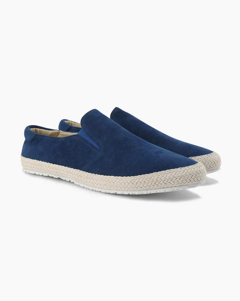 Jacob | Stylischer Espadrille Herren-Slip-On aus Wildleder mit Bastsohle - Image 3