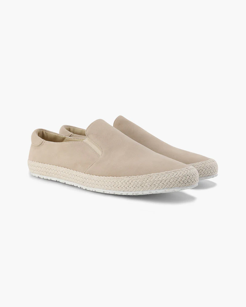 Jacob | Stylischer Espadrille Herren-Slip-On aus Wildleder mit Bastsohle - Image 4
