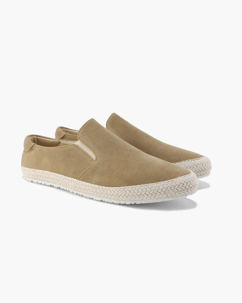 Jacob | Stylischer Espadrille Herren-Slip-On aus Wildleder mit Bastsohle - Image 5