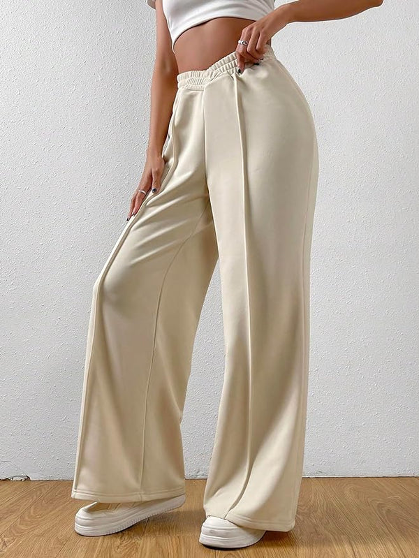 Jally – Hohe Taille Loungehose mit weitem Bein - Image 10