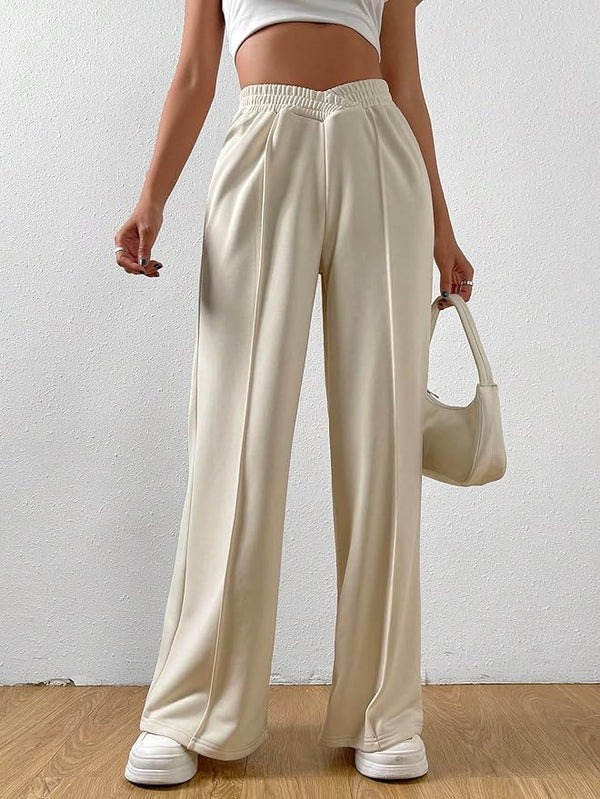Jally – Hohe Taille Loungehose mit weitem Bein - Image 12