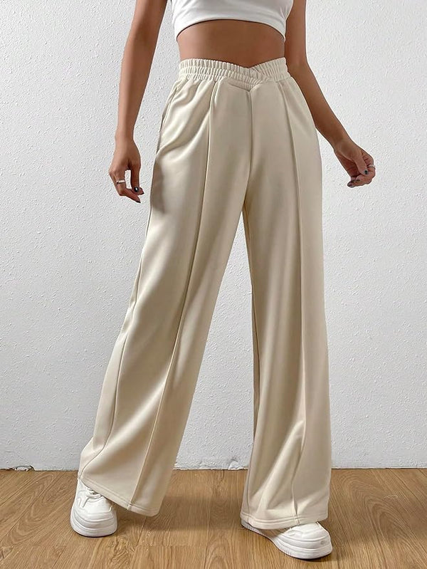 Jally – Hohe Taille Loungehose mit weitem Bein - Image 15