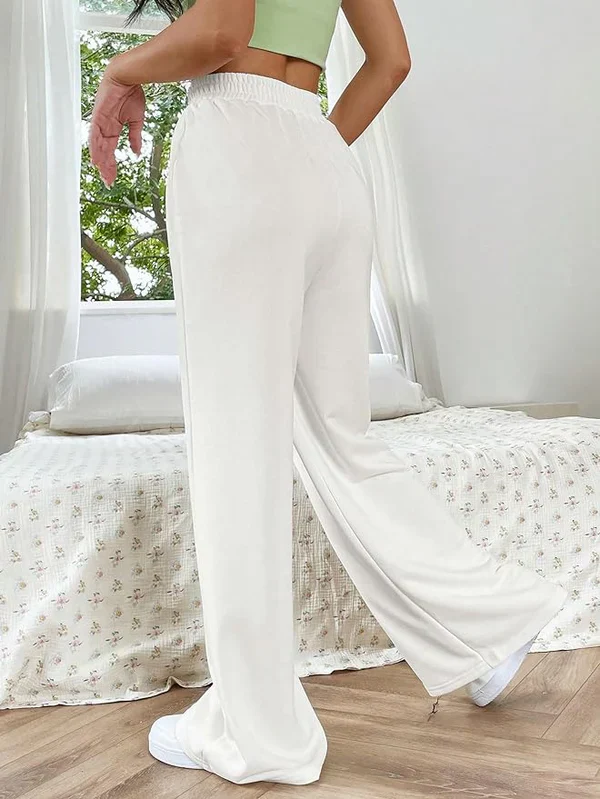 Jally – Hohe Taille Loungehose mit weitem Bein - Image 8