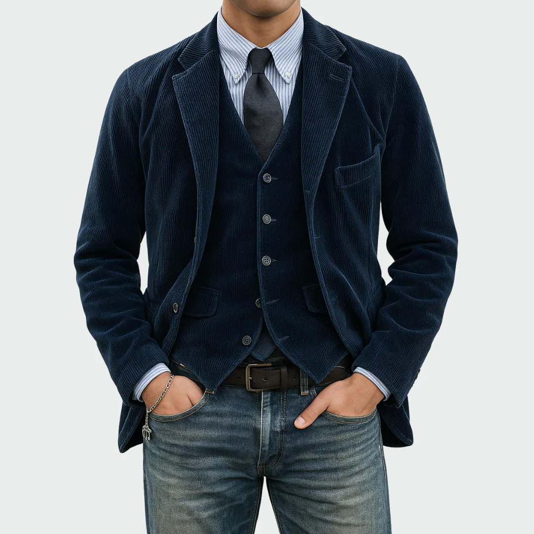 James – Eleganter Cord Sakko Herren - Image 3