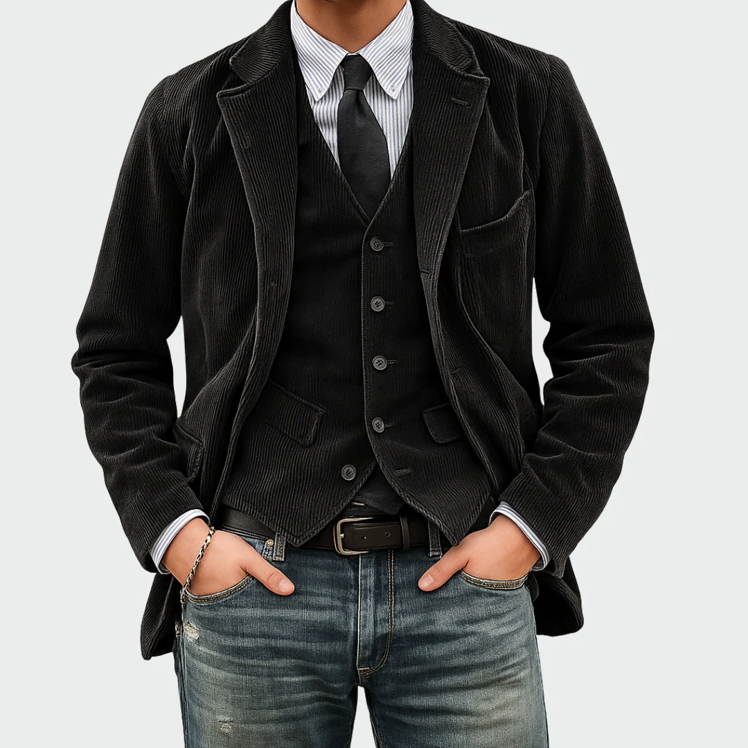 James – Eleganter Cord Sakko Herren - Image 4