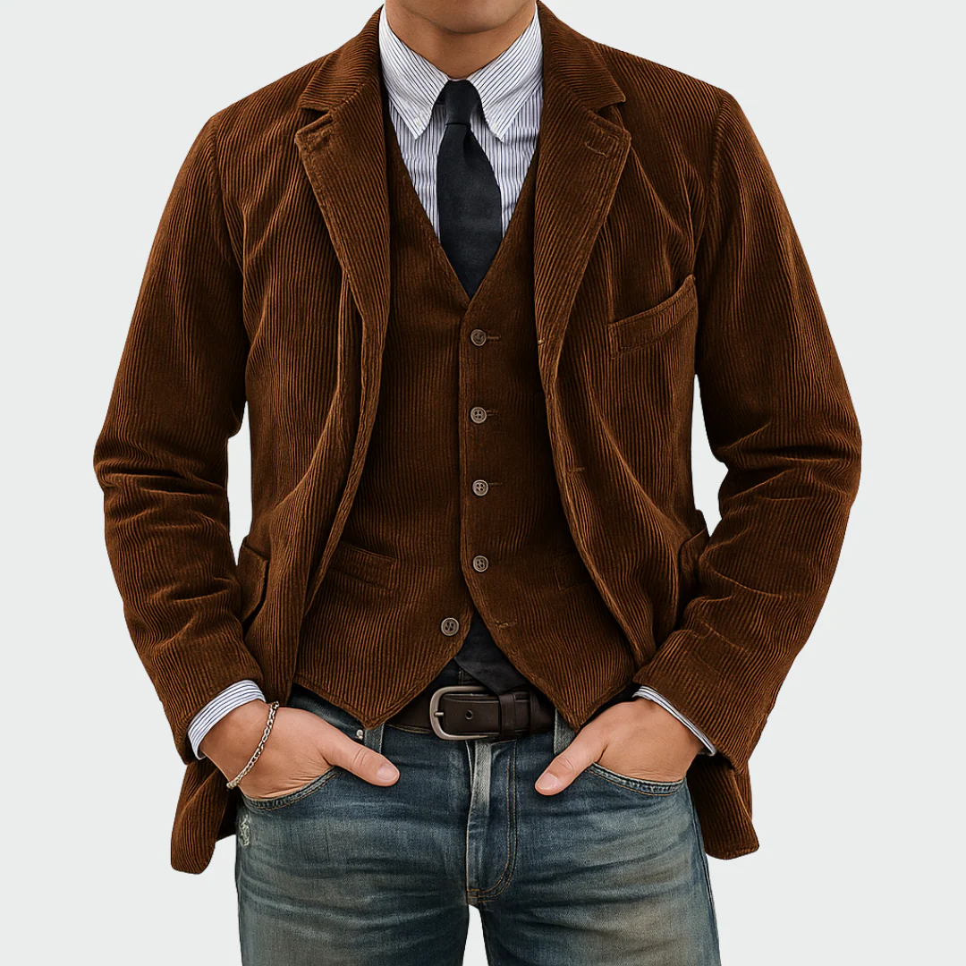James – Eleganter Cord Sakko Herren - Image 5
