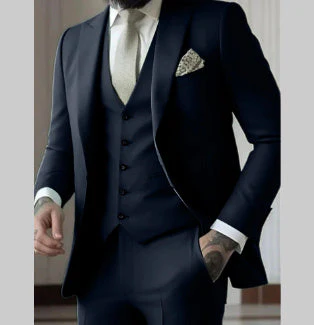 James – Eleganter Slim Fit Herren Dreiteiler Anzug - Image 5