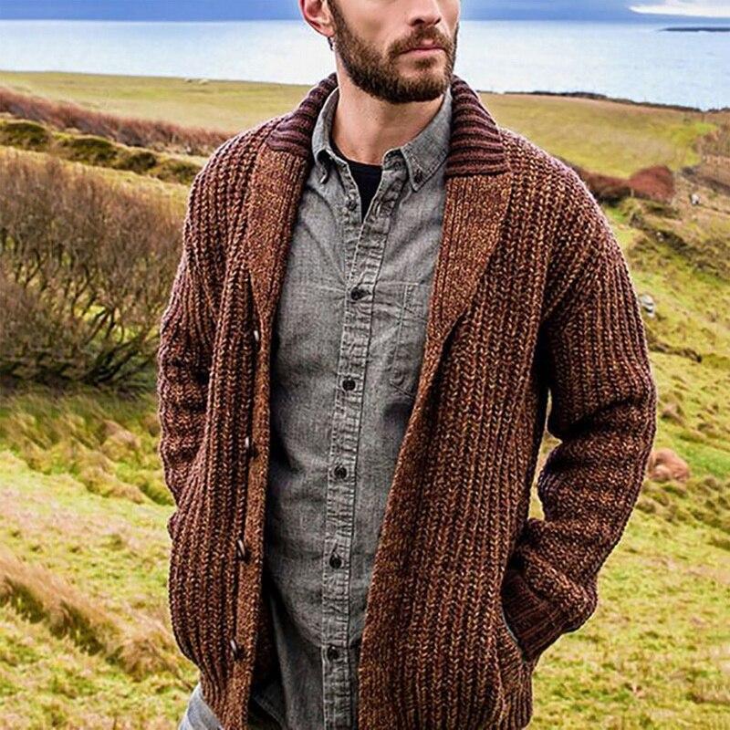 James – Grob gestrickte Herren Strickjacke - Image 3