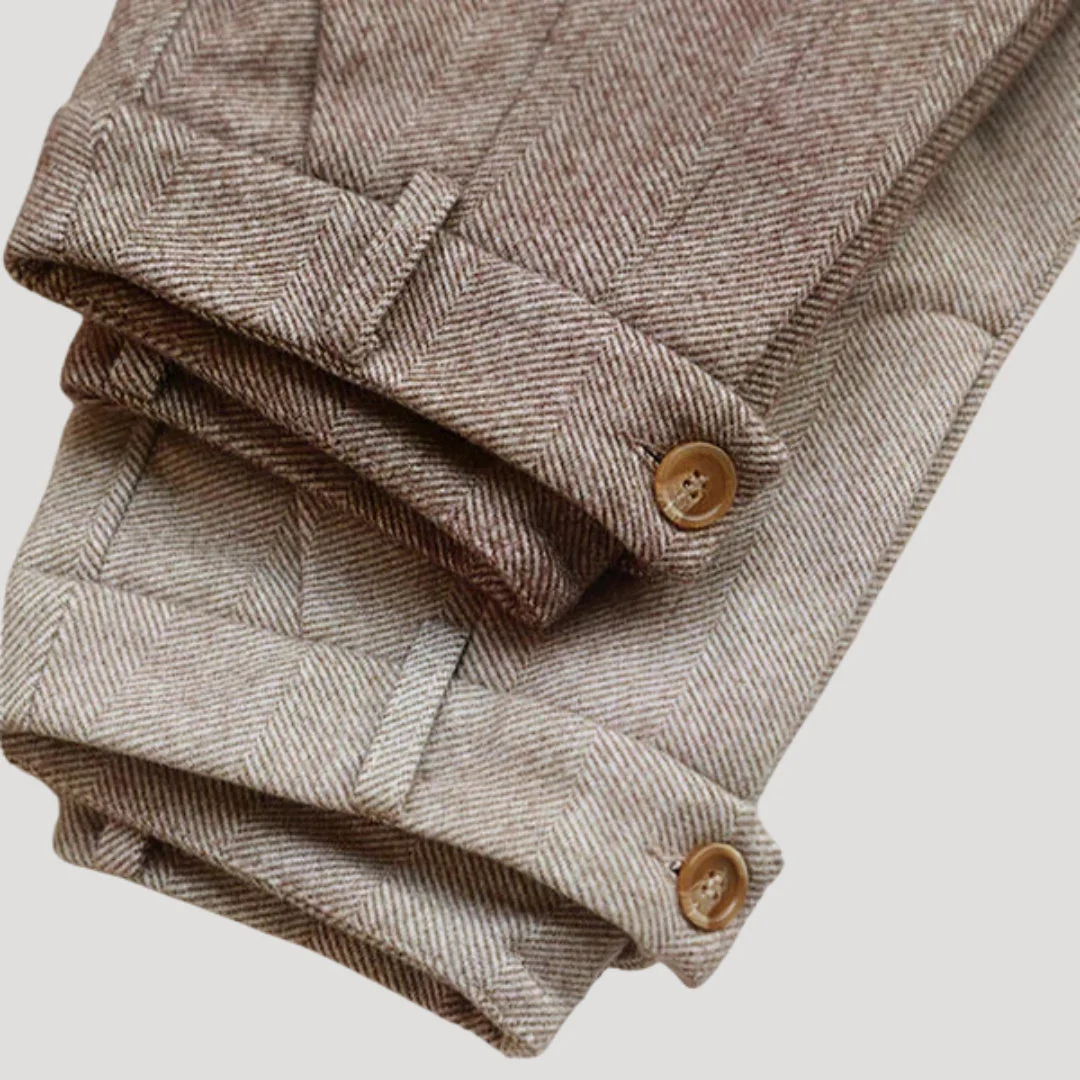 James – Klassische Strukturierte Herren Stoffhose - Image 3