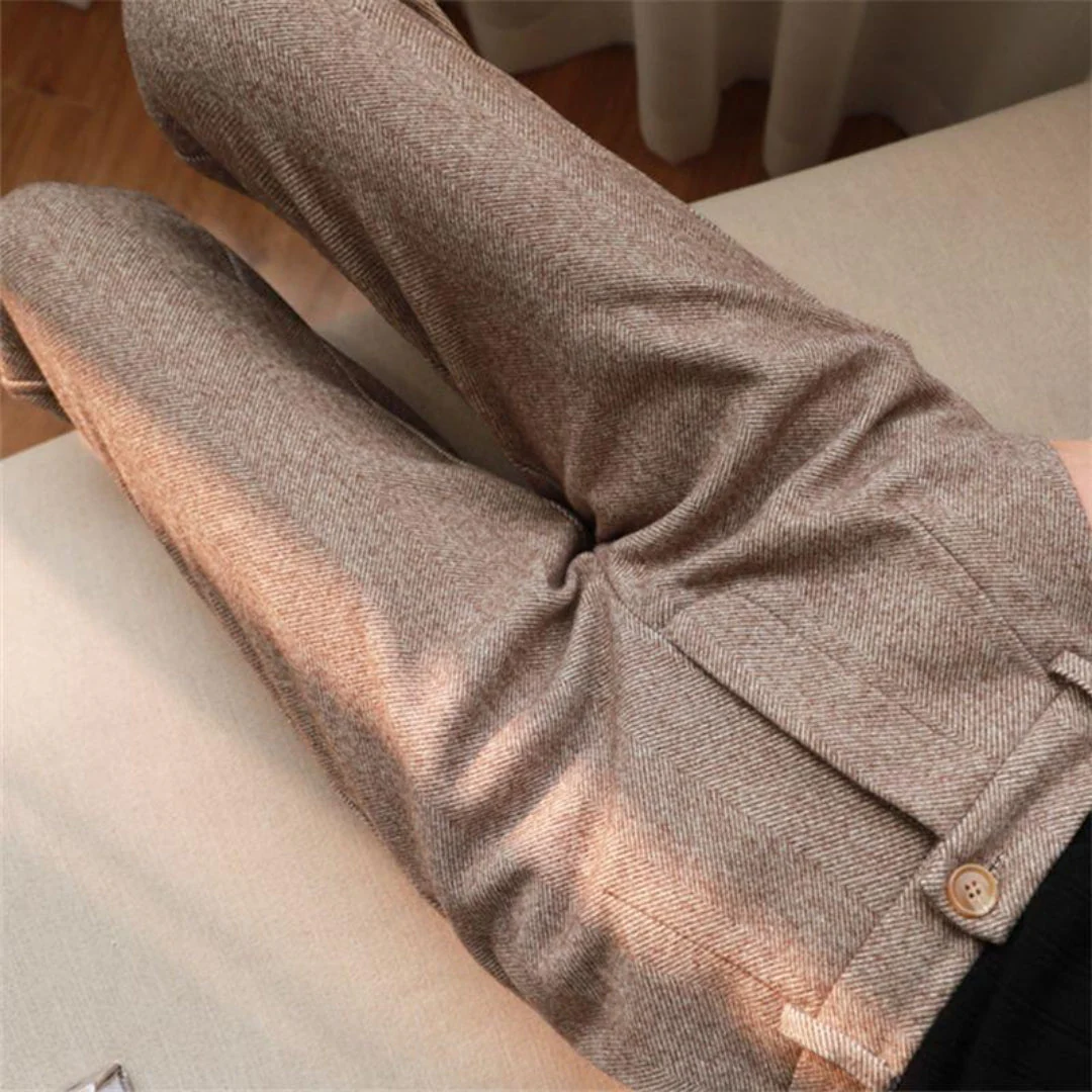 James – Klassische Strukturierte Herren Stoffhose - Image 8