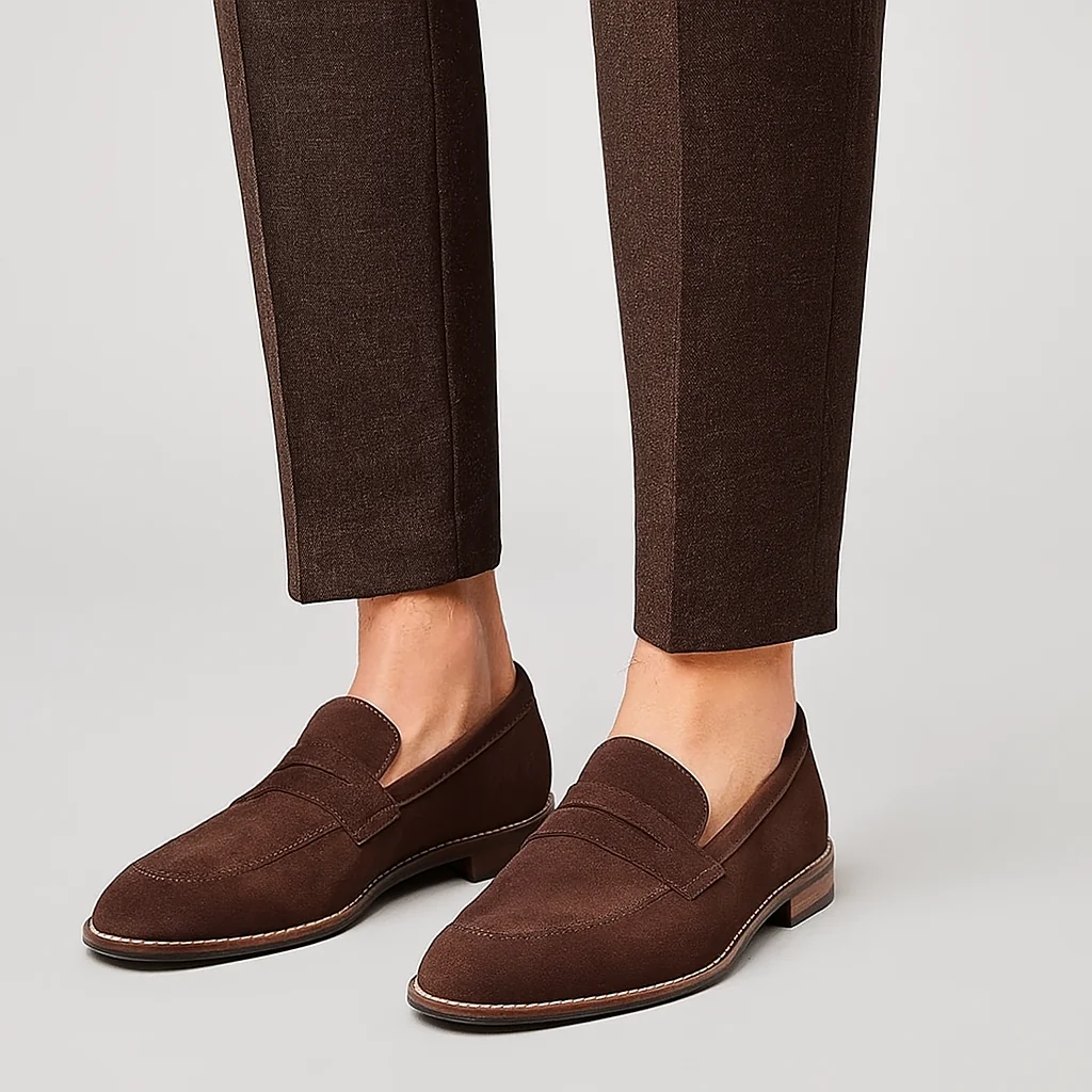 Jameson Wildleder-Loafer für Herren – Weiche Slip-On-Freizeitschuhe - Image 4