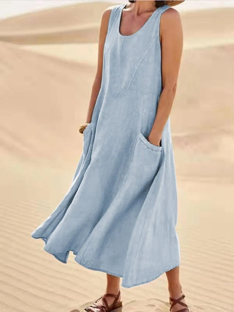 Jane -  Fließendes, luftiges Kleid - Image 2