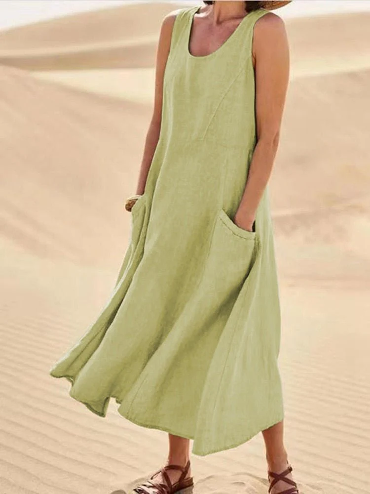 Jane -  Fließendes, luftiges Kleid - Image 6