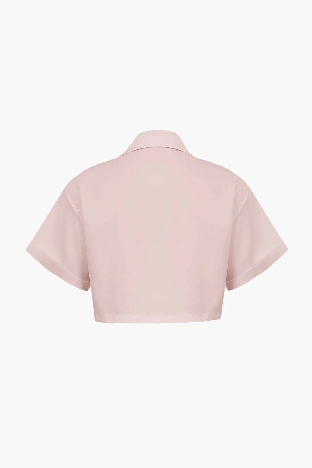 Janice | Stylisches Kurzarm Crop Shirt mit kragen - Image 7