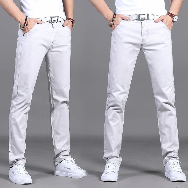 Janis - Schmal geschnittene Chino-Hose für Herren - Image 2