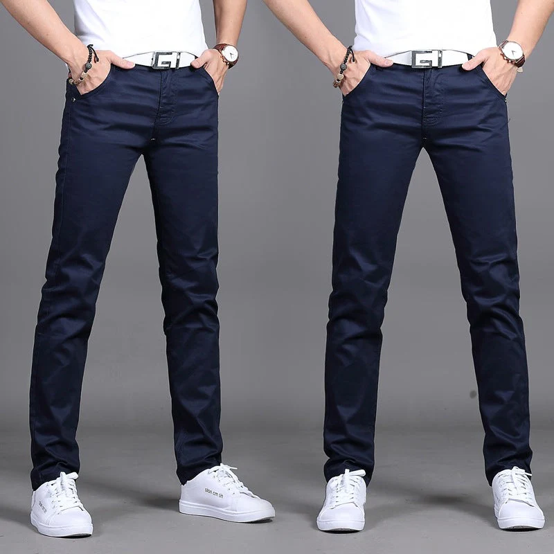 Janis - Schmal geschnittene Chino-Hose für Herren - Image 3
