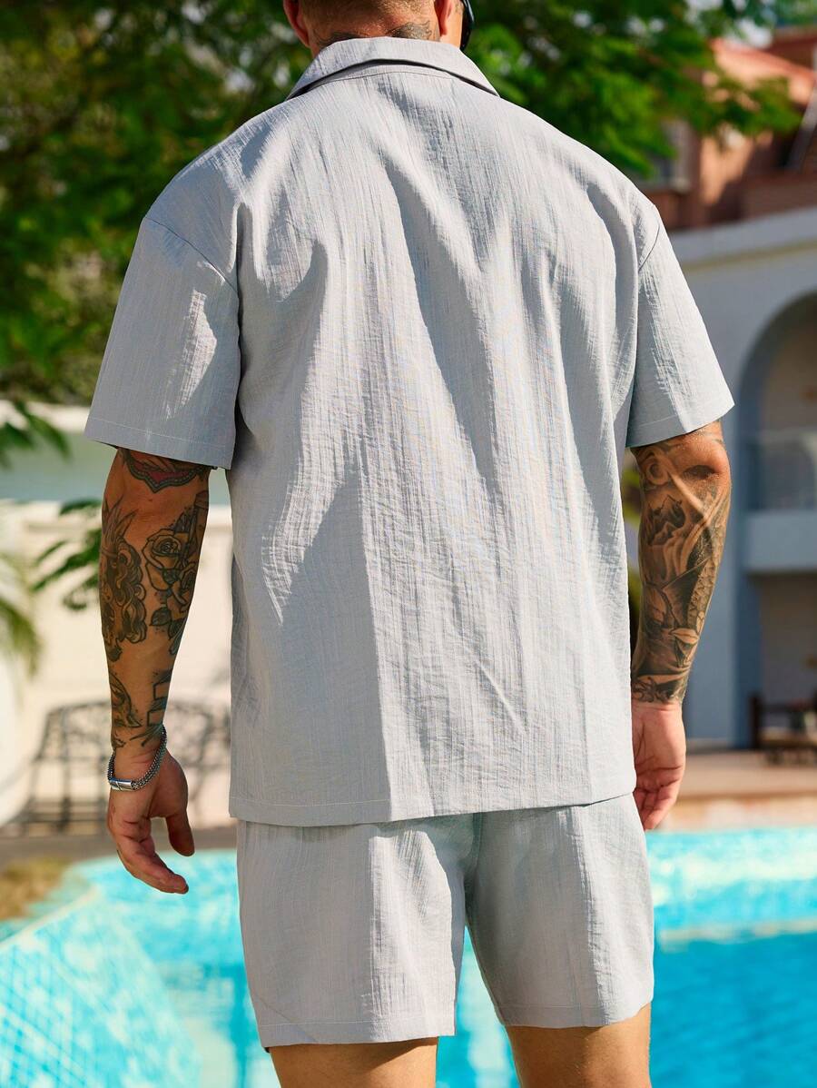 Jannik – Herren Urlaubsoutfit Kurzarm Und Shorts Lässig Modern - Image 3