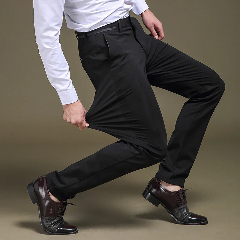 Jarvo - Elastische Anzughose mit hoher Taille für Herren - Image 2