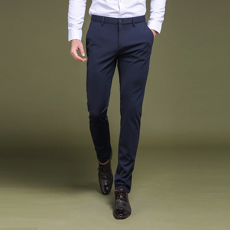 Jarvo - Elastische Anzughose mit hoher Taille für Herren - Image 3