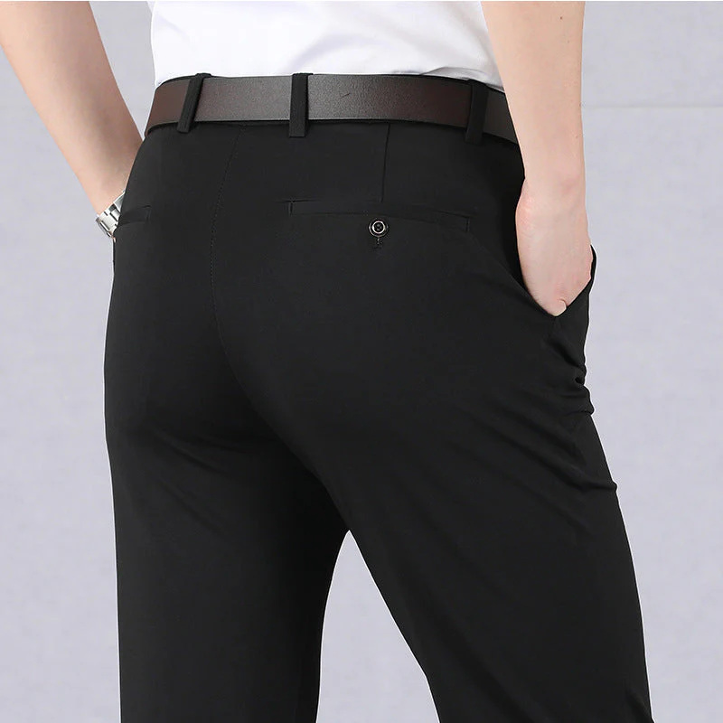 Jarvo - Elastische Anzughose mit hoher Taille für Herren - Image 5