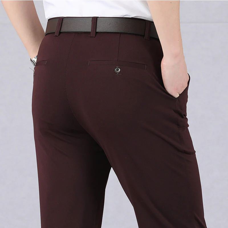 Jarvo - Elastische Anzughose mit hoher Taille für Herren - Image 8
